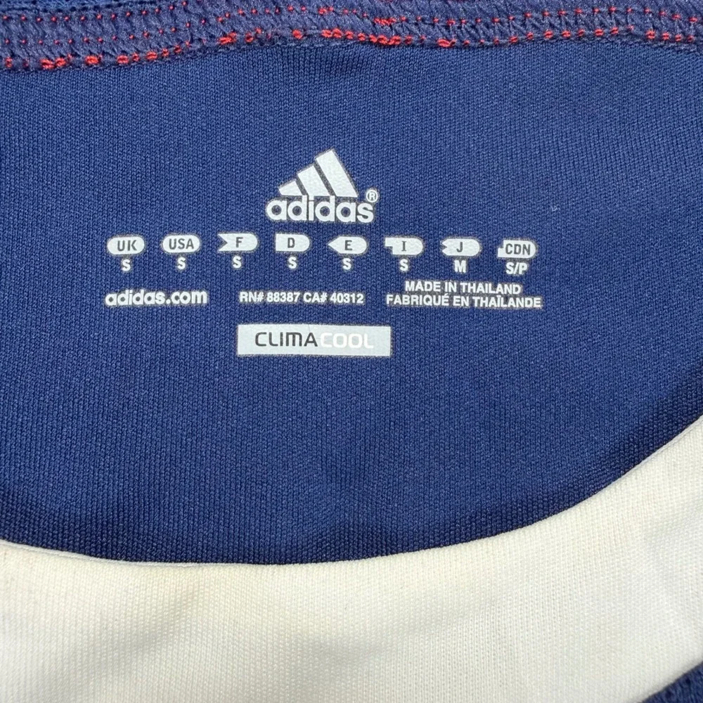 Rare Adidas 2013 Chivas USA MLS Soccer Jersey Mens Small Blue Corona Meerschaert